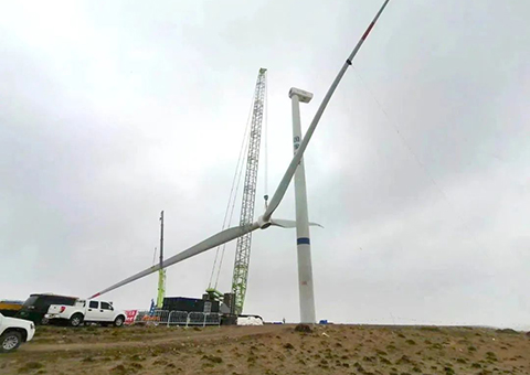Yu'an Fengtai safeguards the safe operation of wind turbine units in Qinghai's largest clean energy base